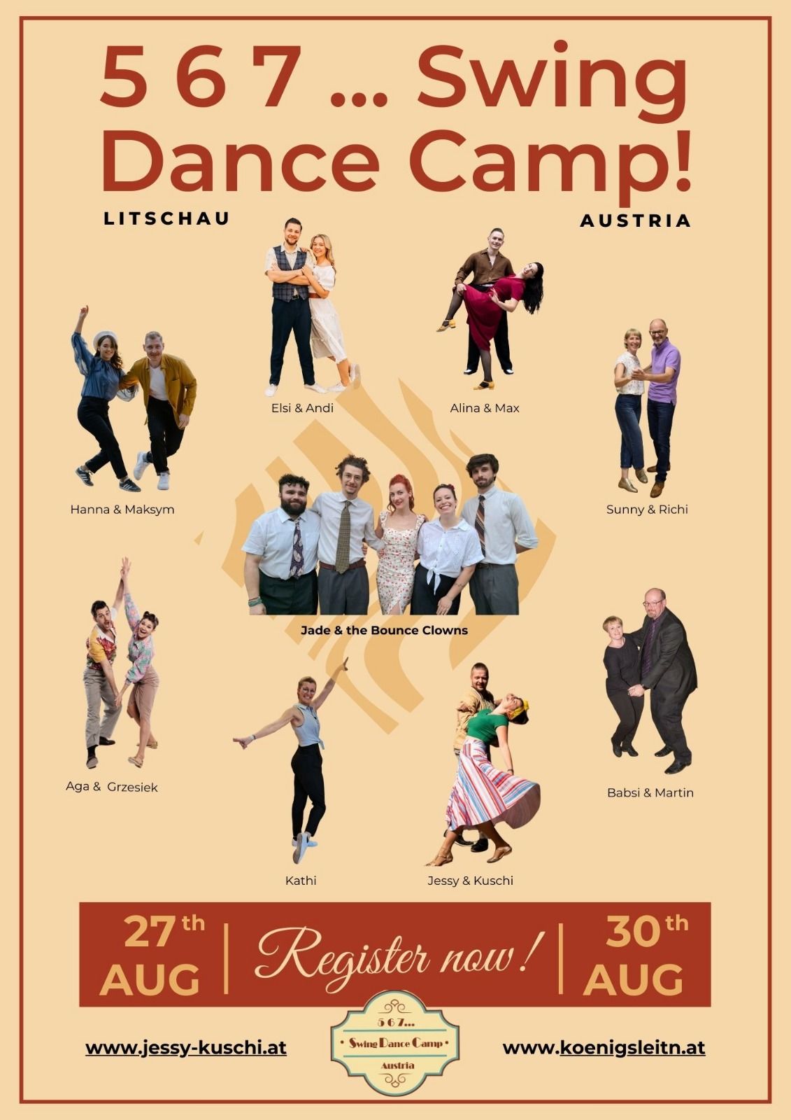 5 6 7...Swing Dance Camp 2026