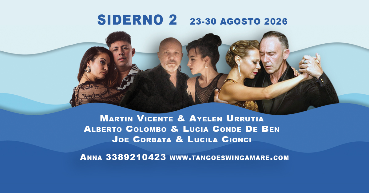 Tango&swing...a mare! Dal 23 al 30 agosto 2026