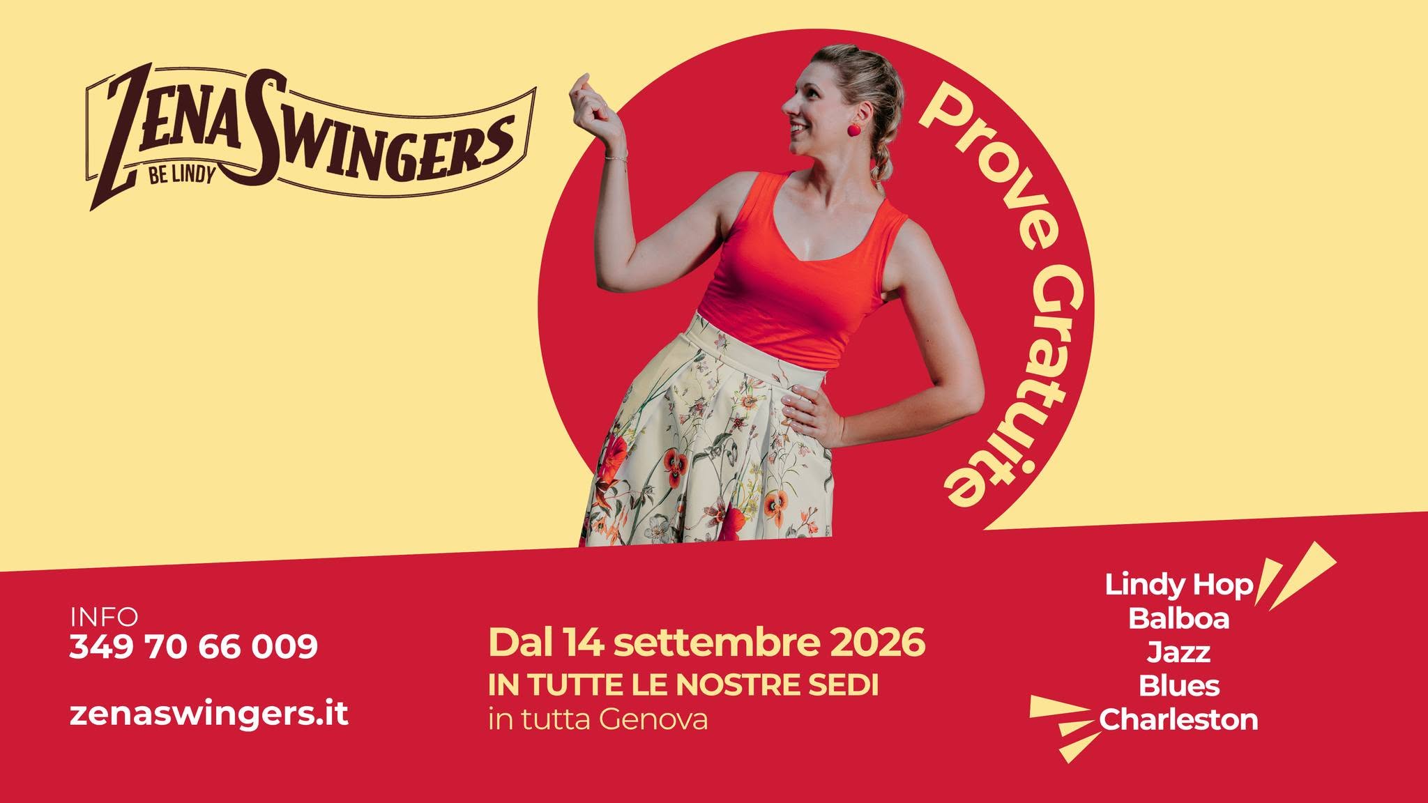 PROVE GRATUITE DI SWING CON GLI ZENASWINGERS