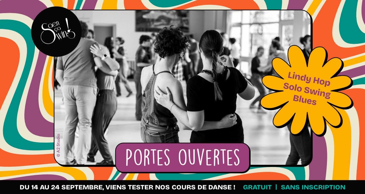 Portes Ouvertes Gratuites | Cours de danse : Lindy Hop, Solo Swing, Blues 