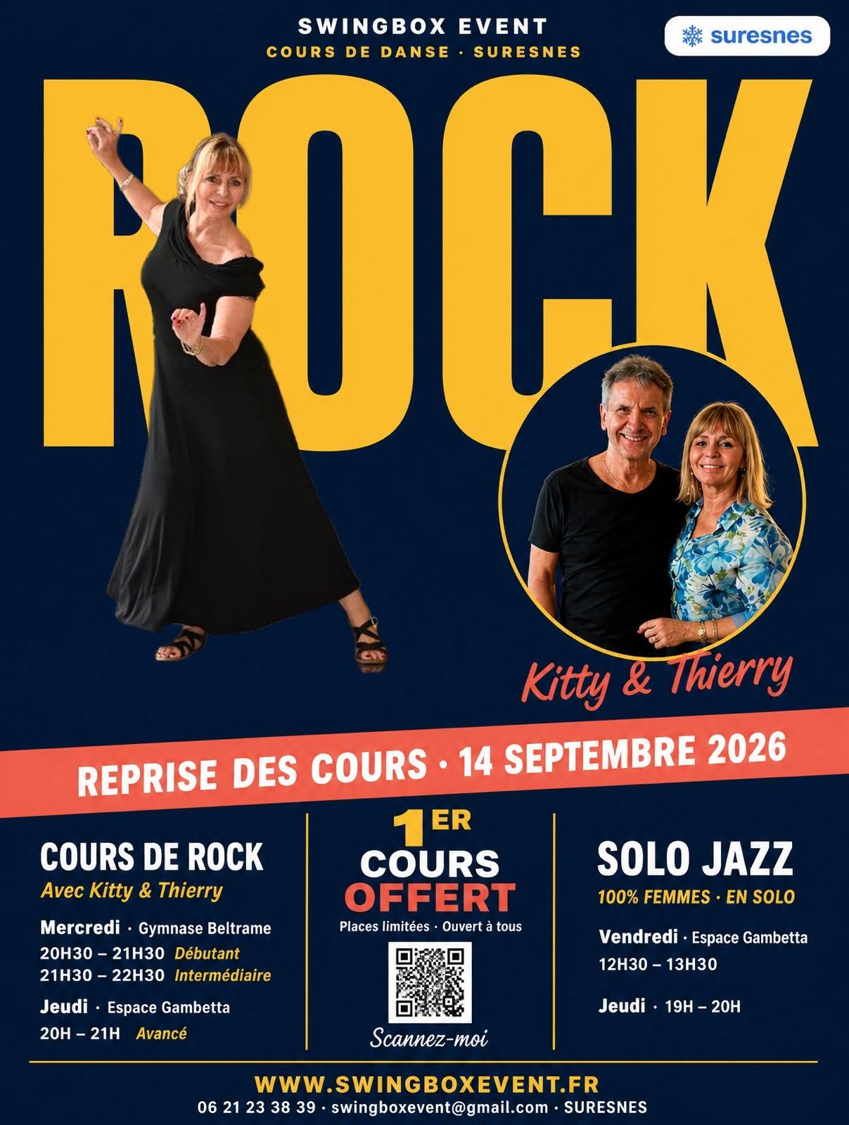 Cours de Rock et Solo Jazz année 2026/2027