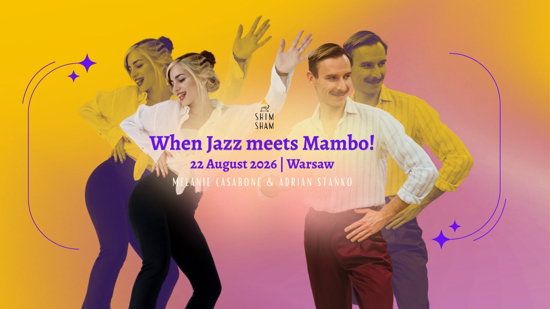 When Jazz meets Mambo! Workshop with Melanie Casabone & Adrian Stanko