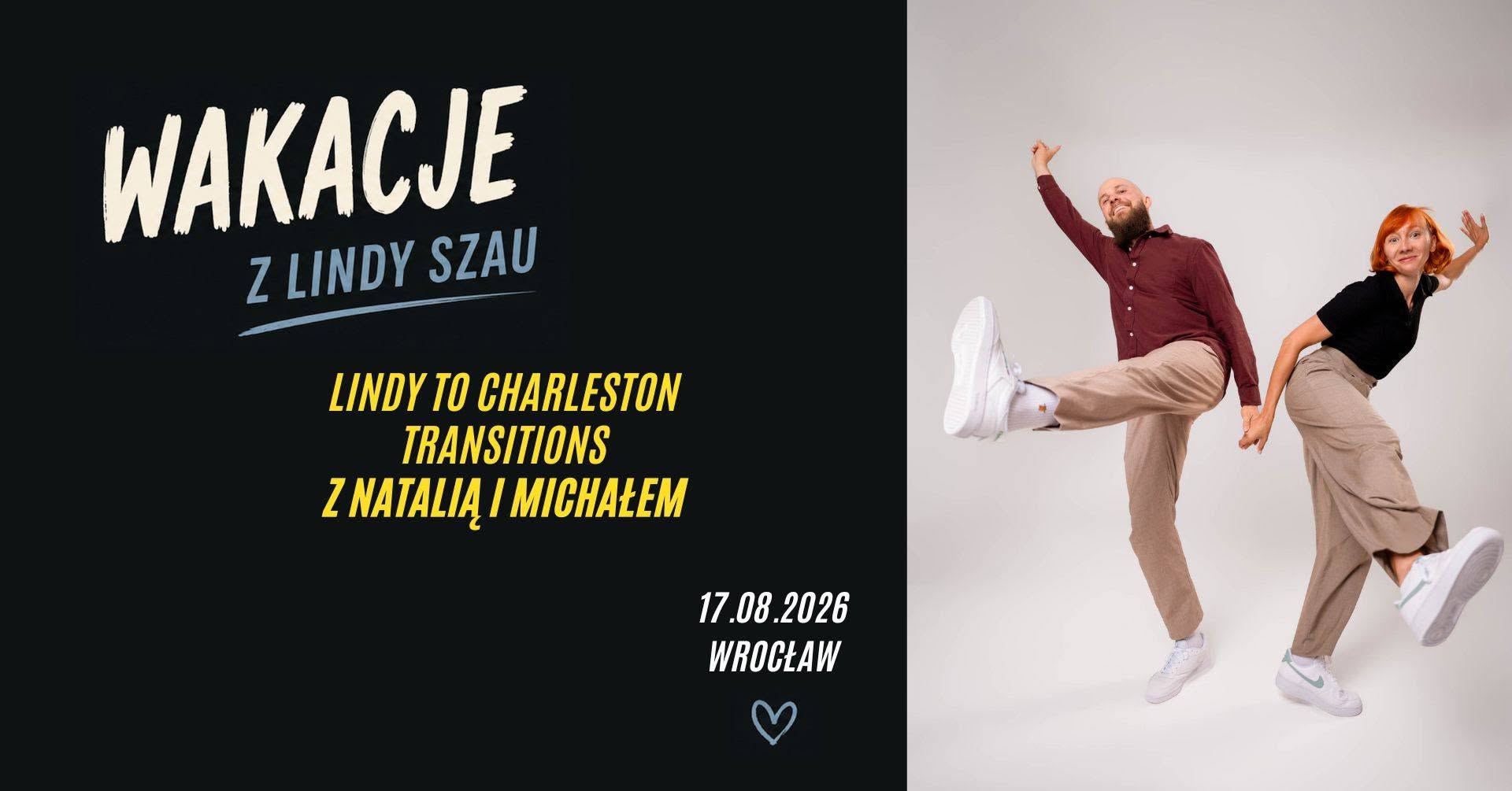 Wakacje z Lindy Szau - Lindy to Charleston Transitions z Natalią i Michałem