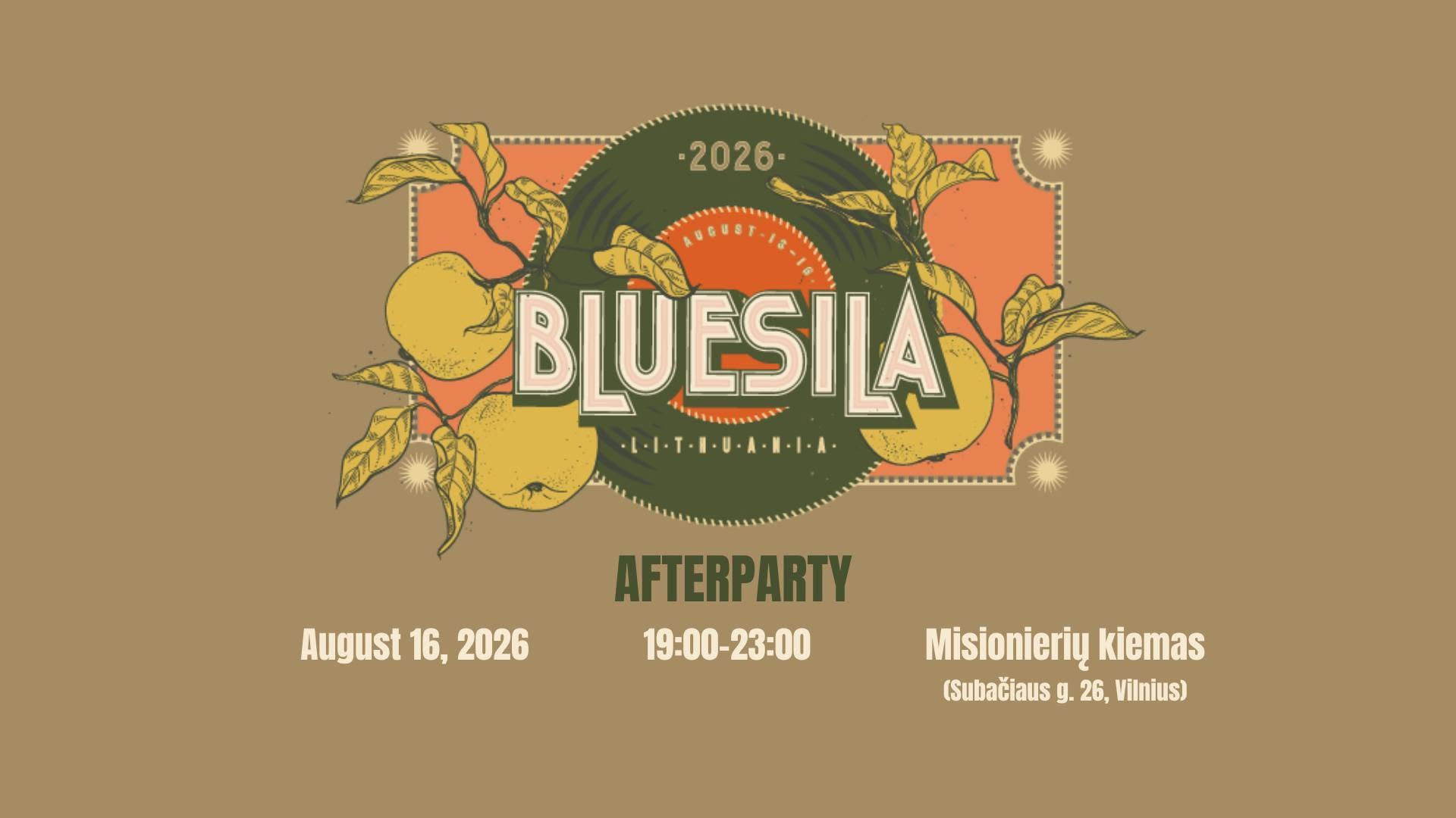 Bluesila 2026: afterparty in Vilnius