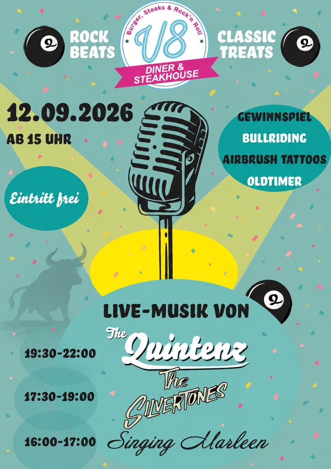 V8 DINER ROCK BEATS & CLASSIC TREATS
