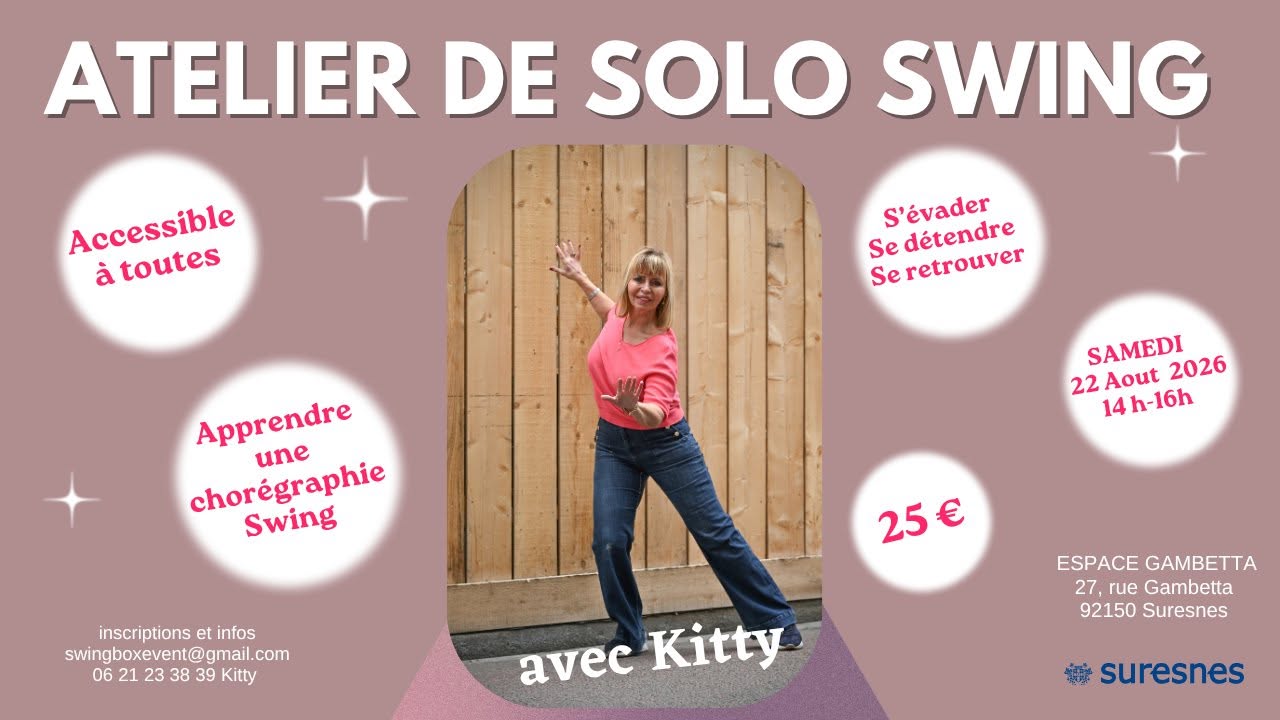 Stage de Solo Swing chorée swing