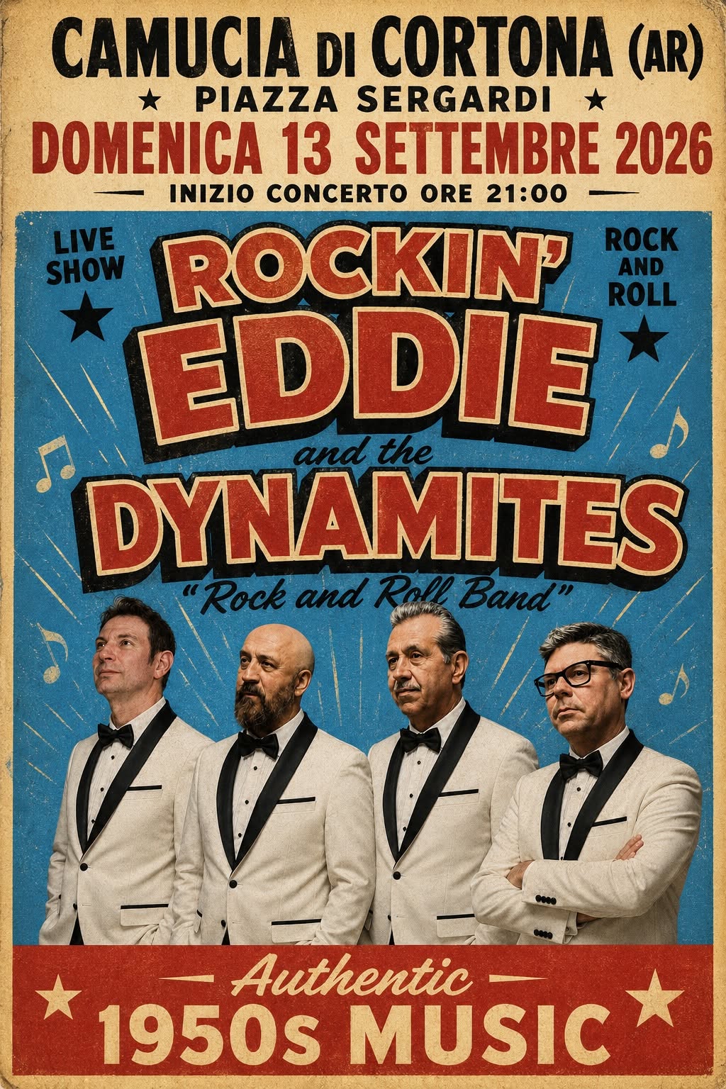 ROCKIN' EDDIE AND THE DYNAMITES live "CAMUCIA" Cortona (AR)