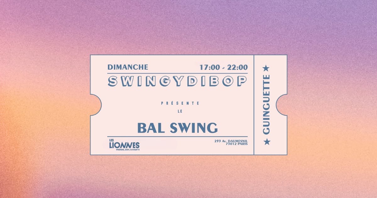 Bal Swing GRATUIT - Les Lionnes