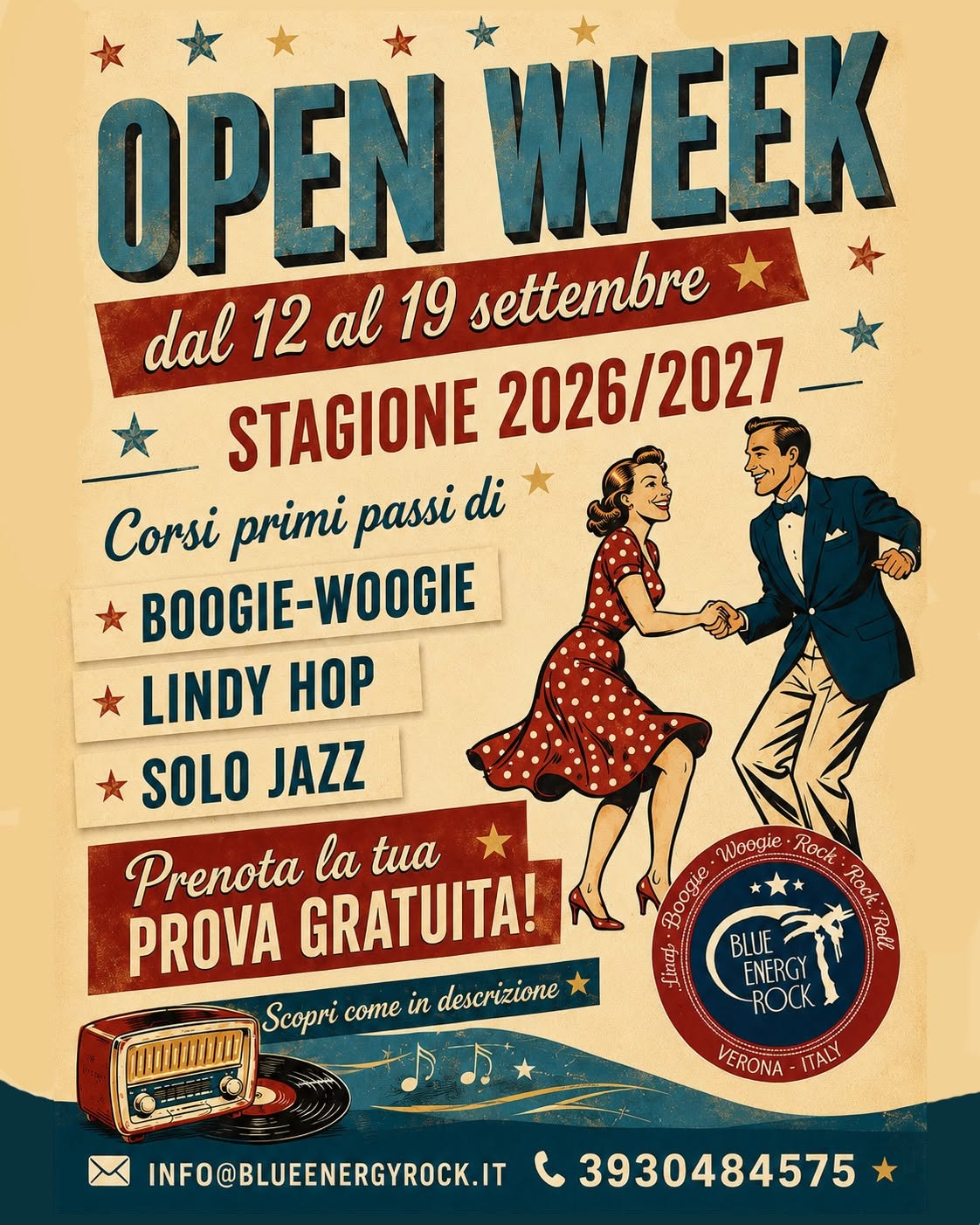 OPEN WEEK STAGIONE 2026/2027