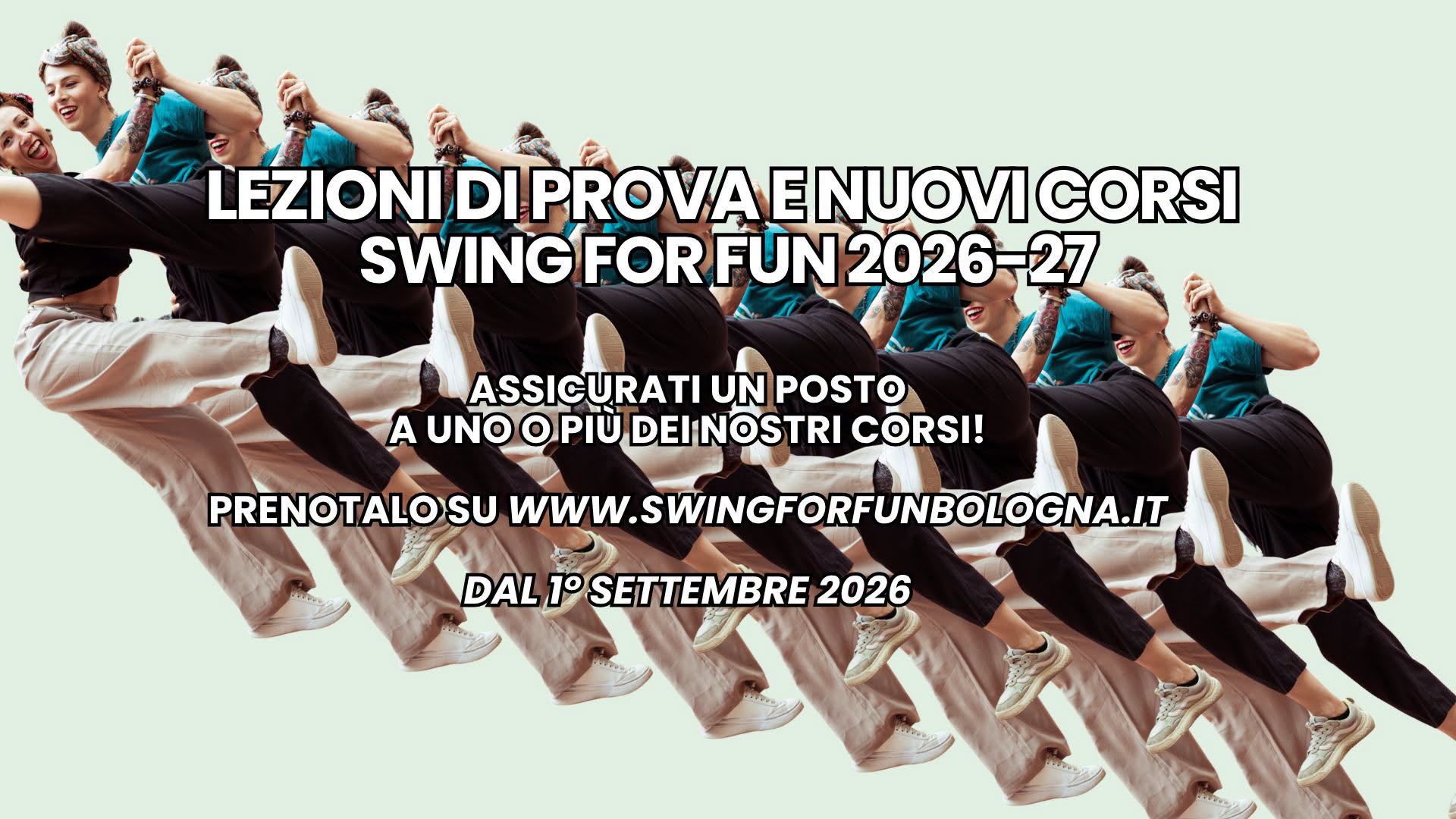 Nuovi corsi Swing For Fun! - Apertura iscrizioni 1/09