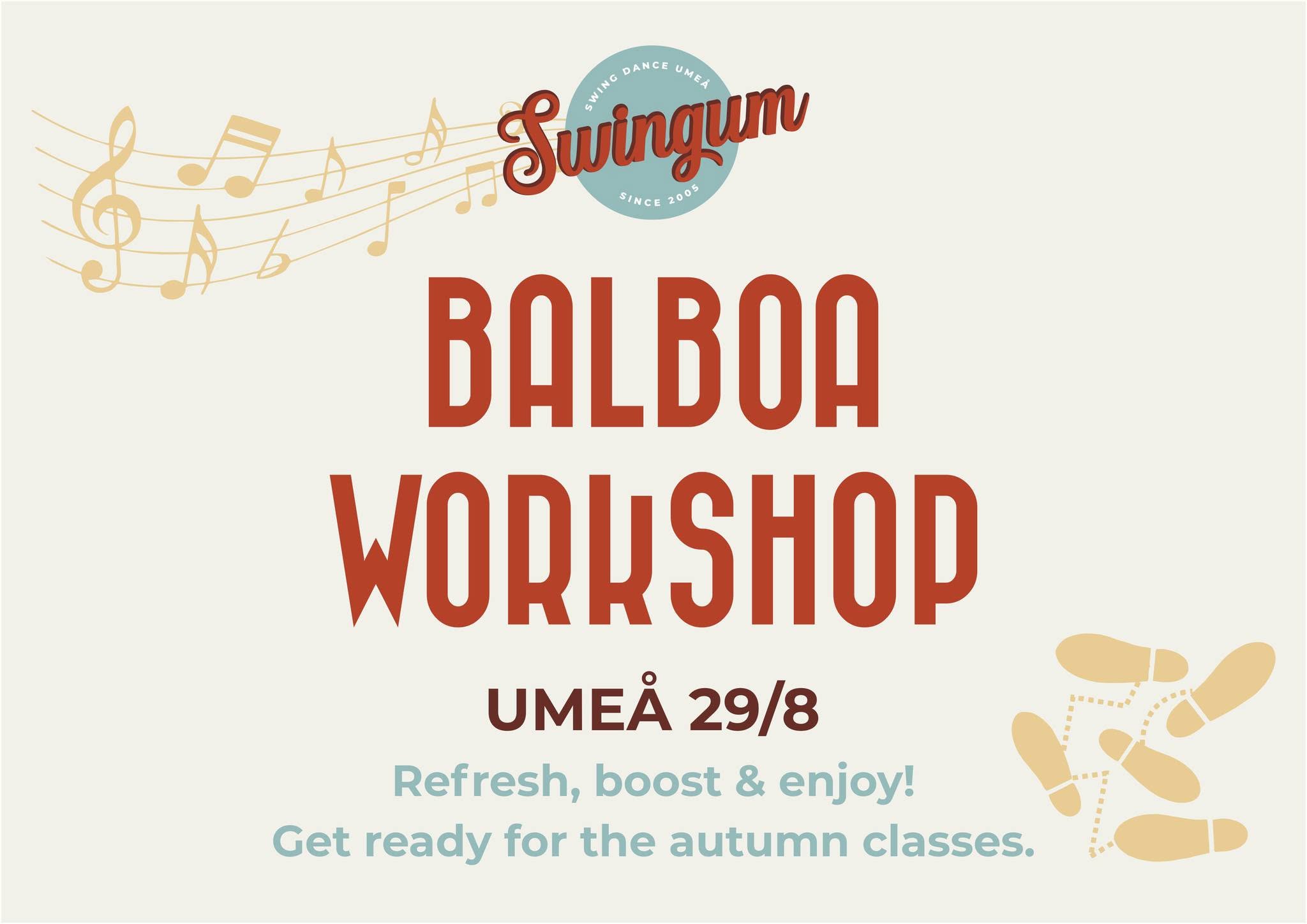 Balboa Workshop Day