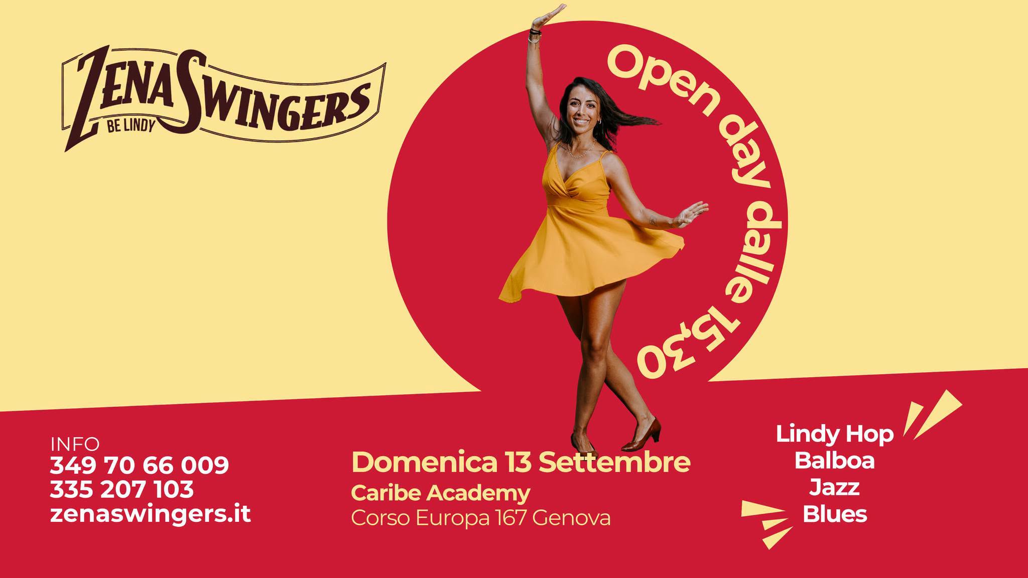 OPEN DAY SWING - CARIBE ACADEMY - PROVE GRATUITE