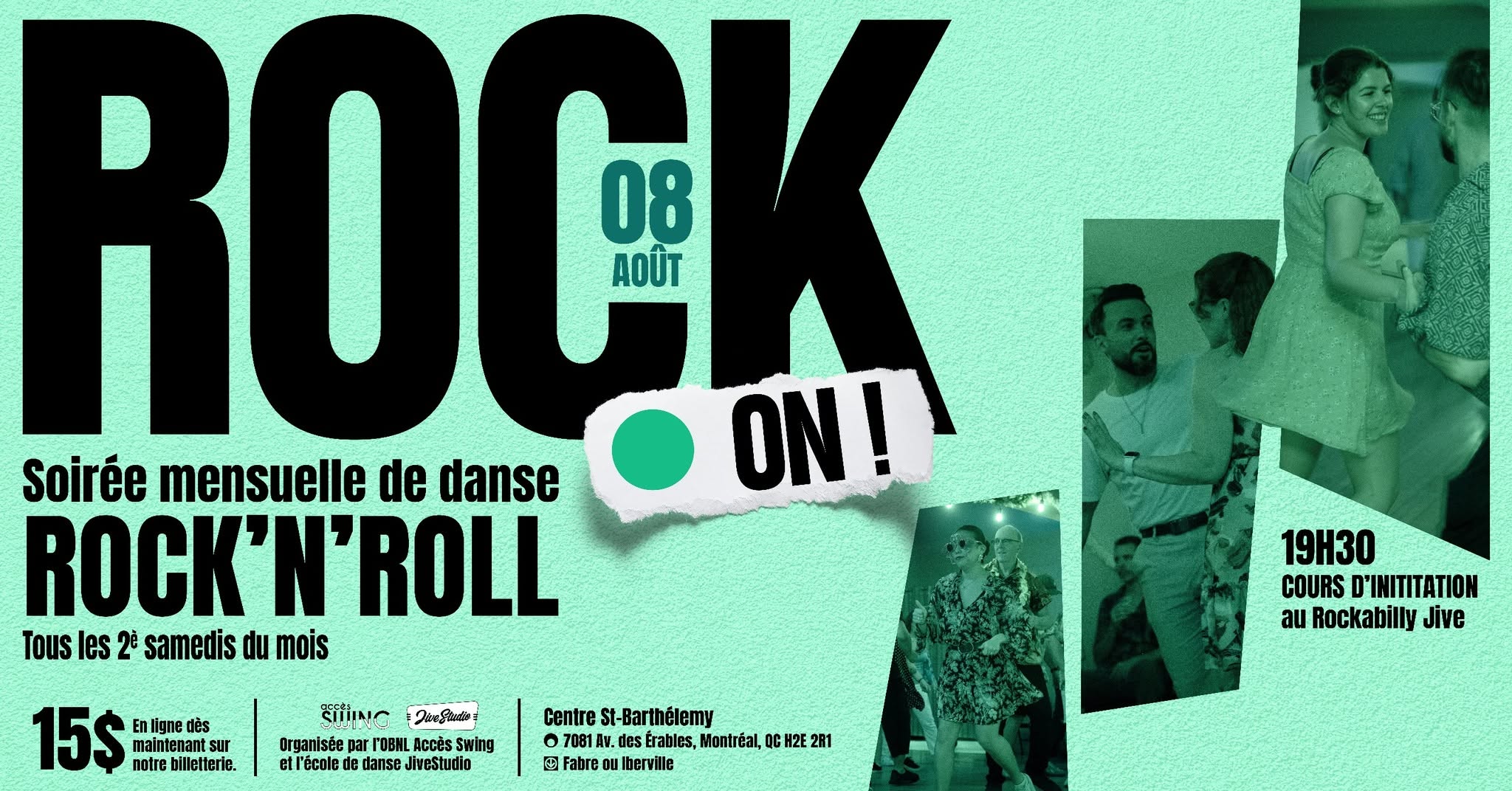 Vos prochains samedis Rock n Roll