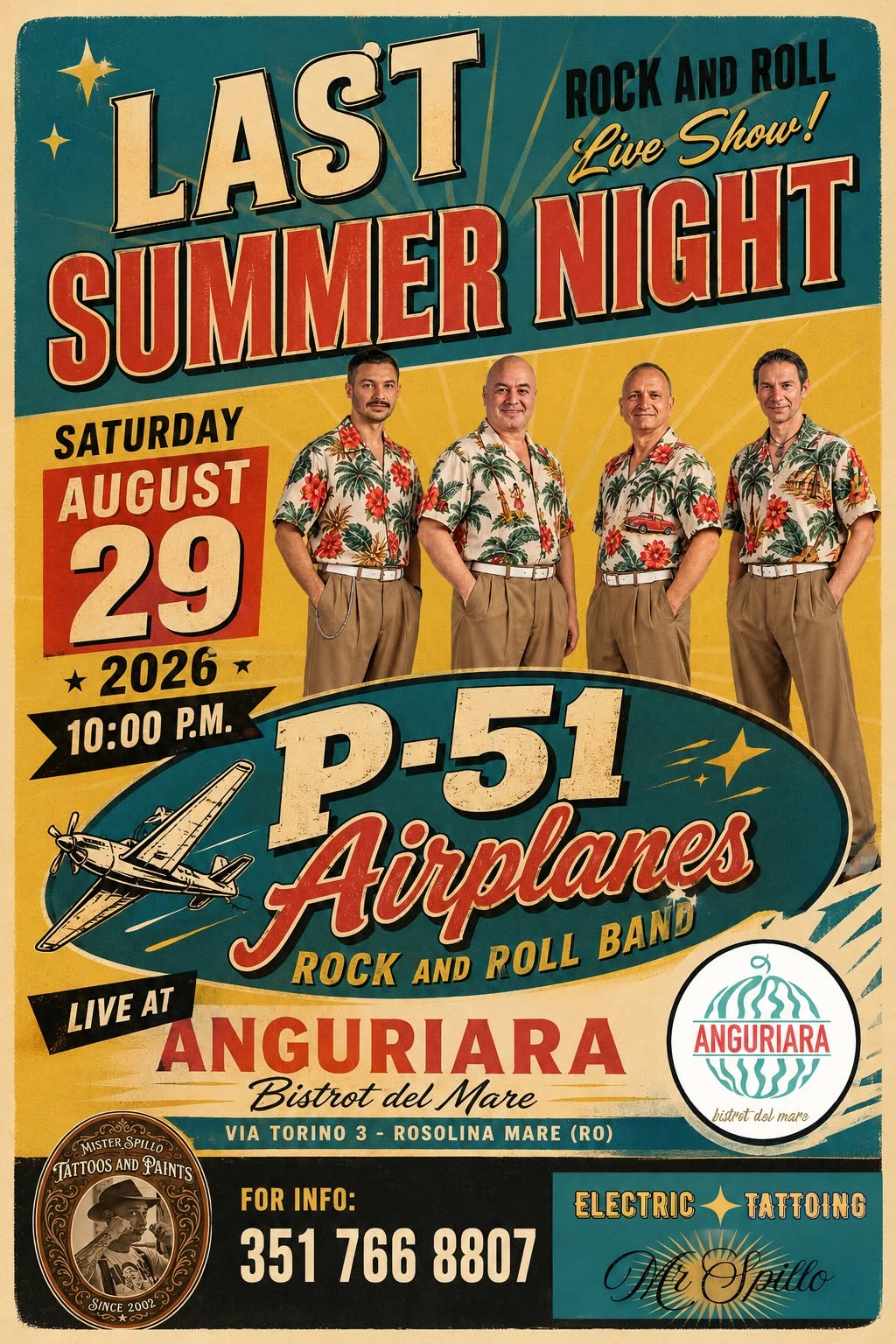 P-51 in concerto "ANGURIARA" Rosolina Mare (RO)