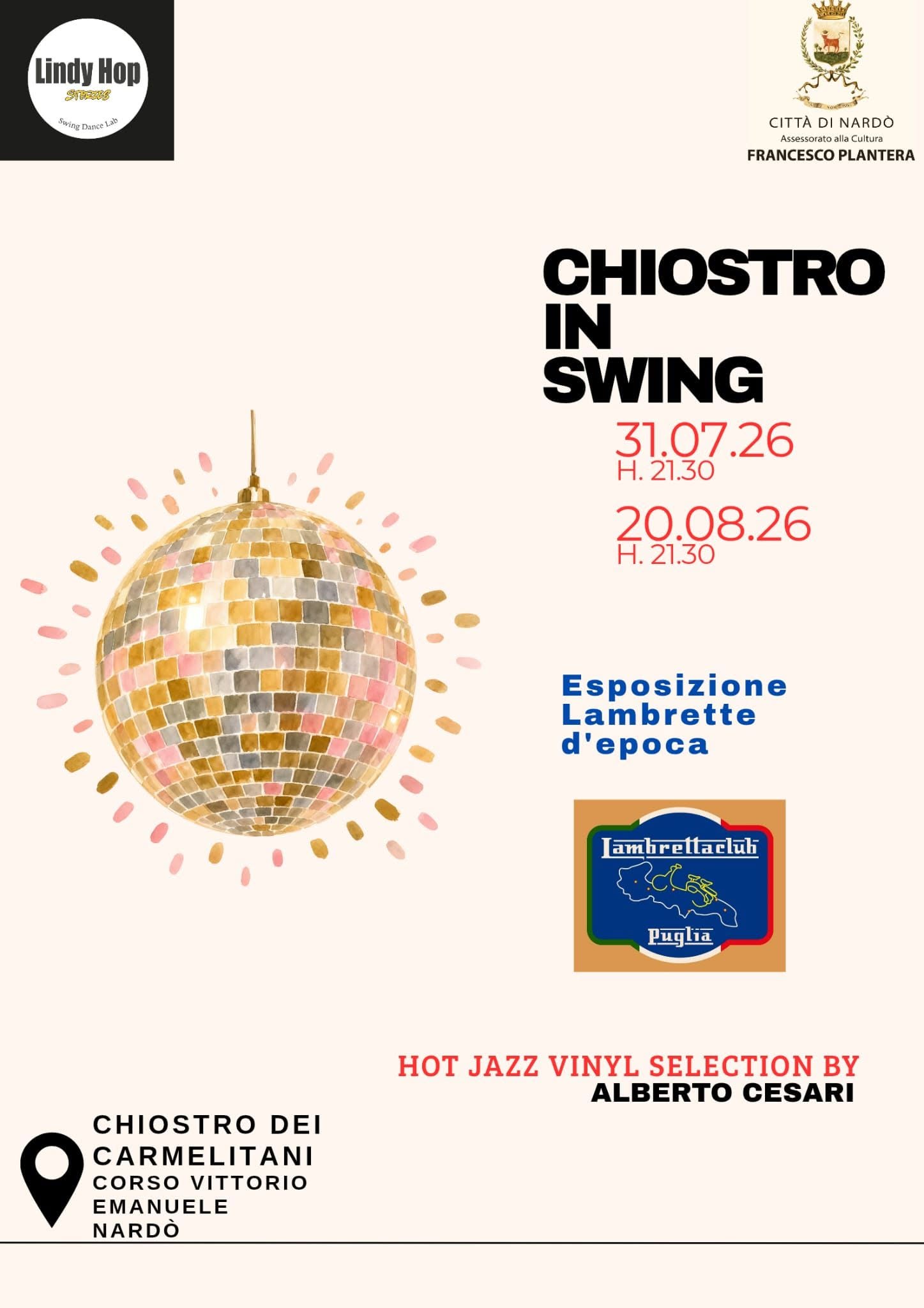 Chiostro in Swing