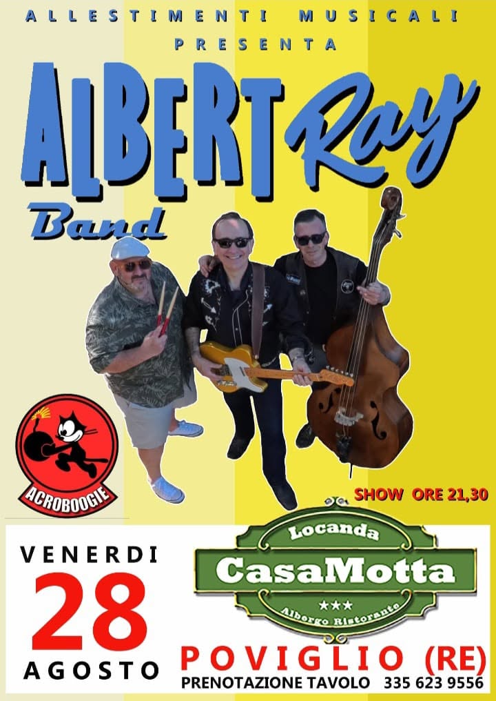 Albert Ray Band alla Locanda Casa Motta